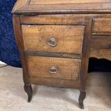 Bordeaux Louis XV period curved sloping desk in solid walnut circa 1750