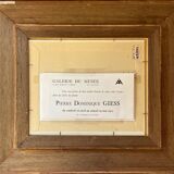 Painting HST/P Pierre Dominique GIESS (1943-2011) "Torre Lodones" Spain