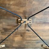 Renovated antique folding work table