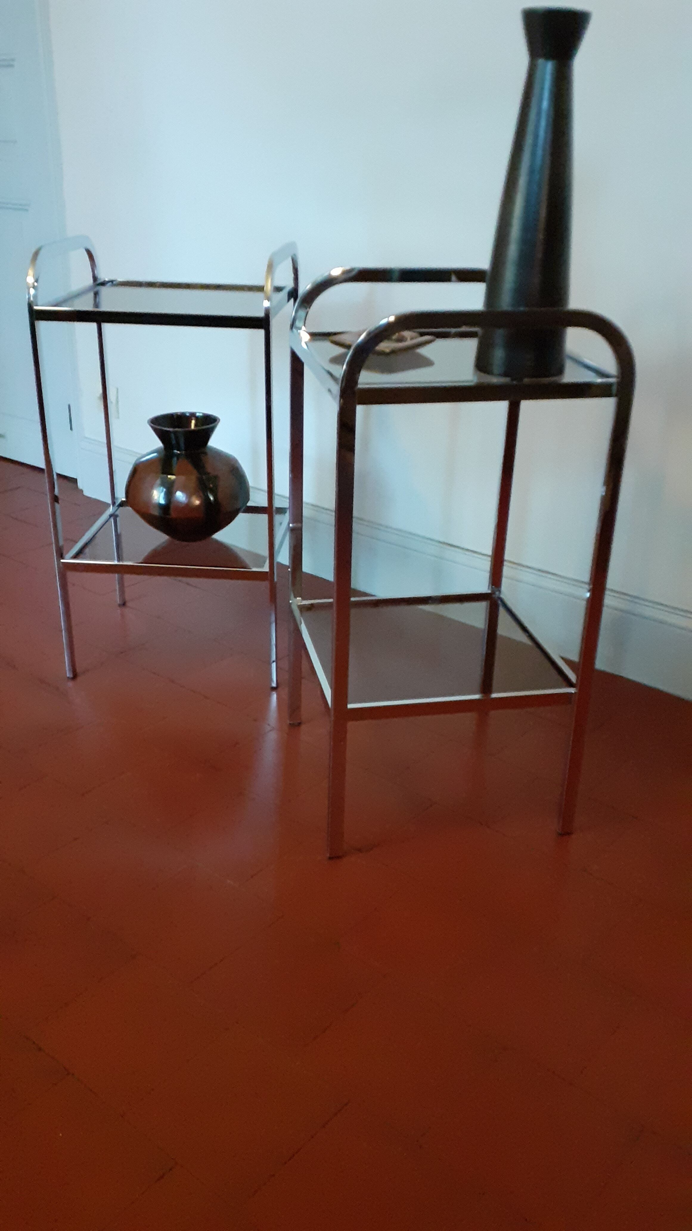 Pair of vintage 70s side table