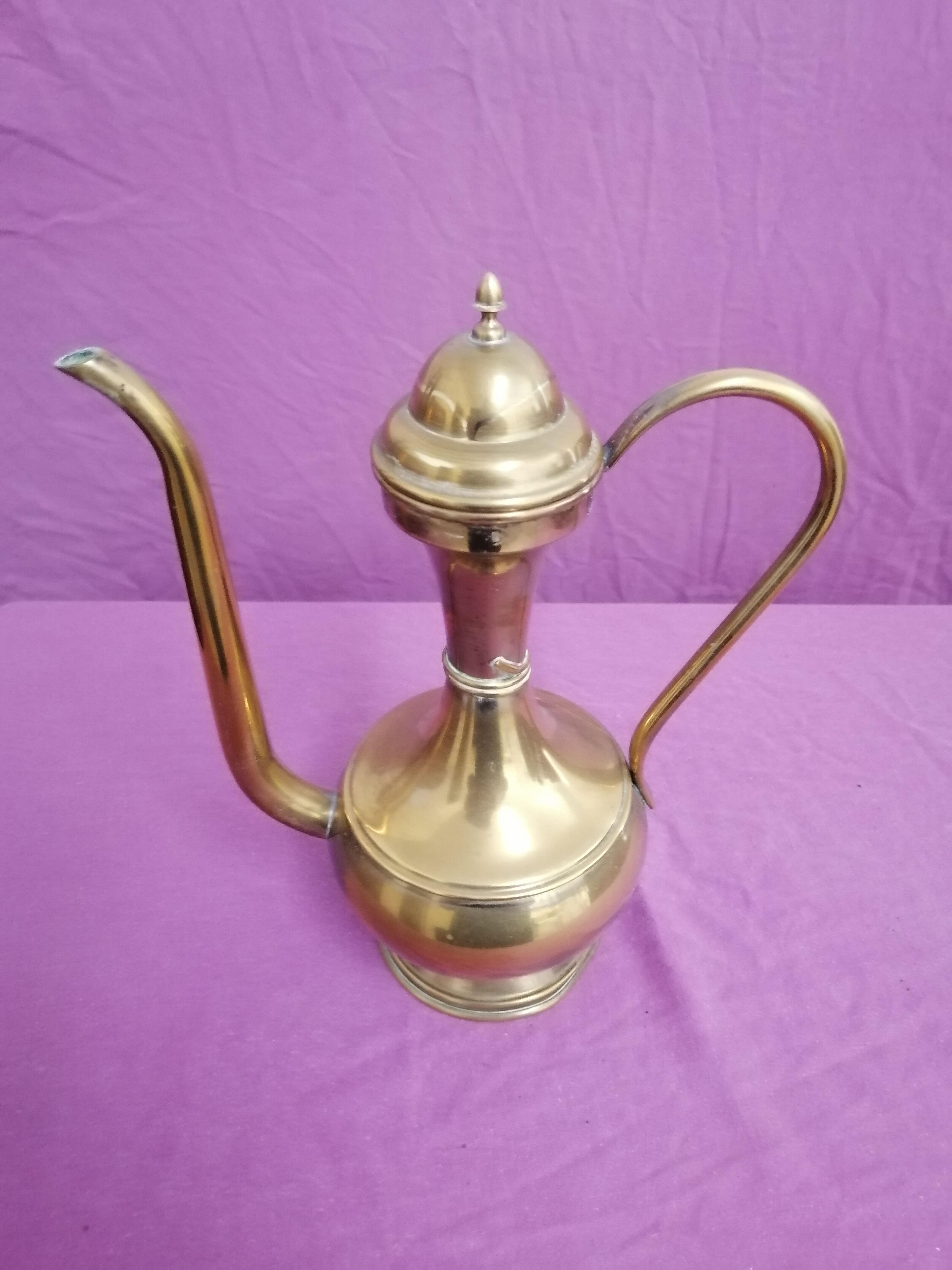 Arabic brass teapot pourer