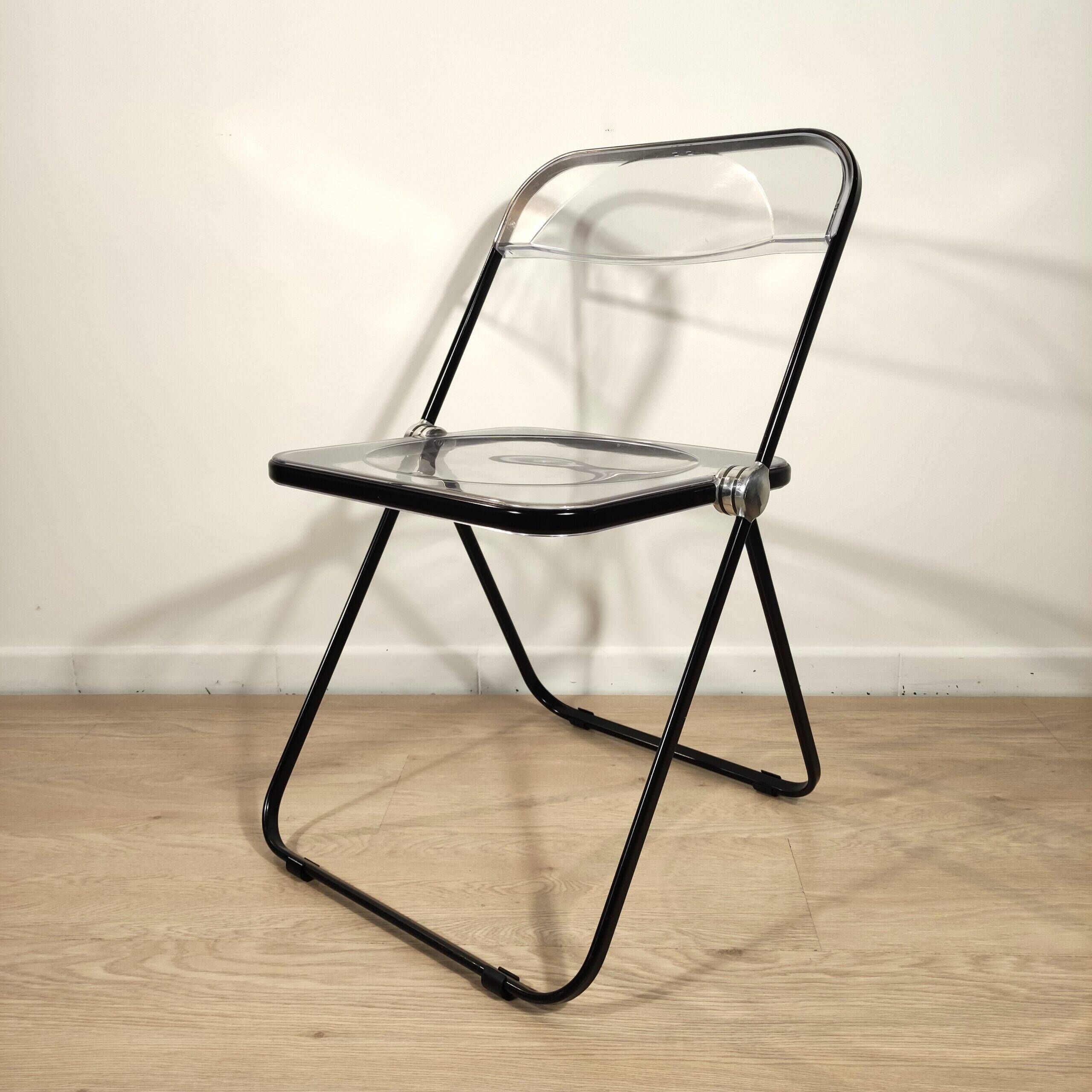 Set of 4 Plia chairs by Giancarlo Piretti – Anonima Castelli