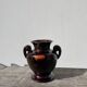 Art Deco brown ceramic vase
