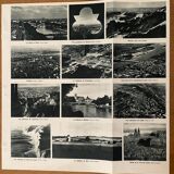 Ancicenne map of the paris basin paris from 1945