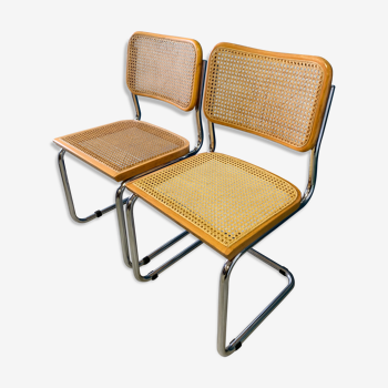 Paire de chaises B32 par Marcel Breuer