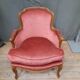 Fauteuil Bergere de style Louis XV
