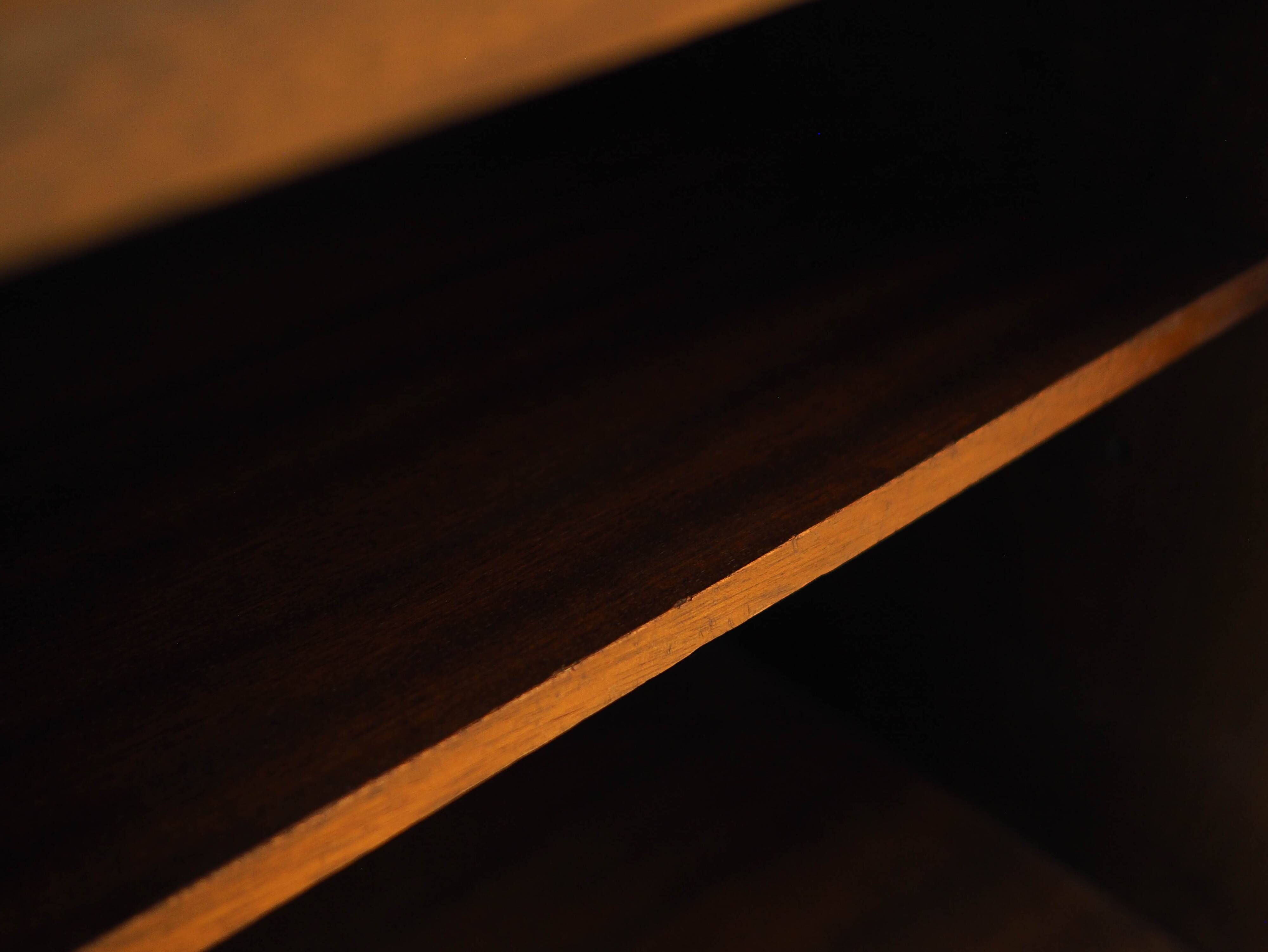 Walnut bookcase, Danish design, 1970s, designer: Johannes Sorth