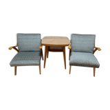 Set of chairs by Frantisek Jirak with table