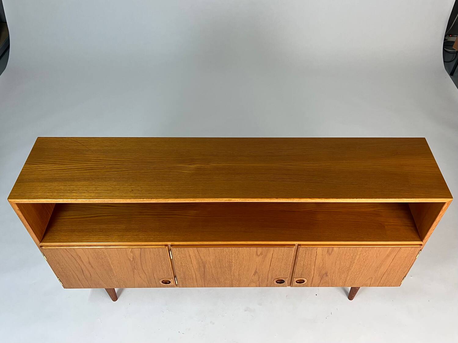 Danish teak sideboard shelf by Sven Ellekaer for E. Boisen 70s vintage