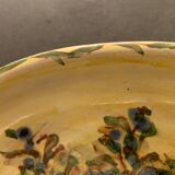 Cazaux Biarritz ceramic yellow and blue bowl