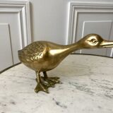 Brass animal large duck 1950s