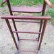 Chamber valet in mahogany tinted beech from the 70s with castors