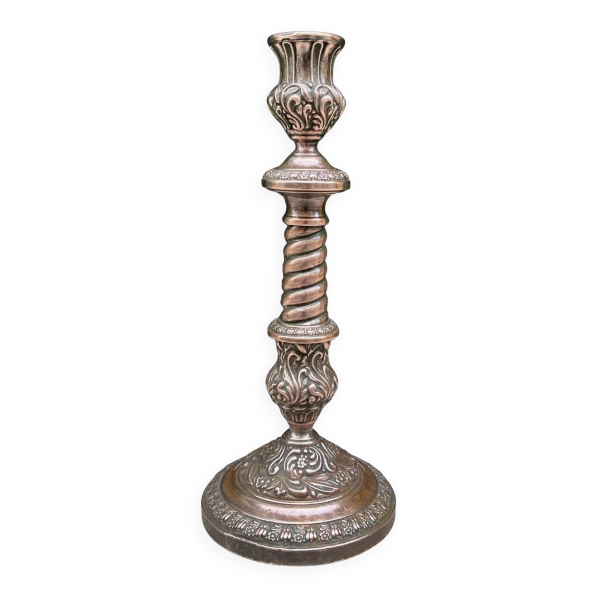 Late 19th century copper candlestick from the Napoleon III era