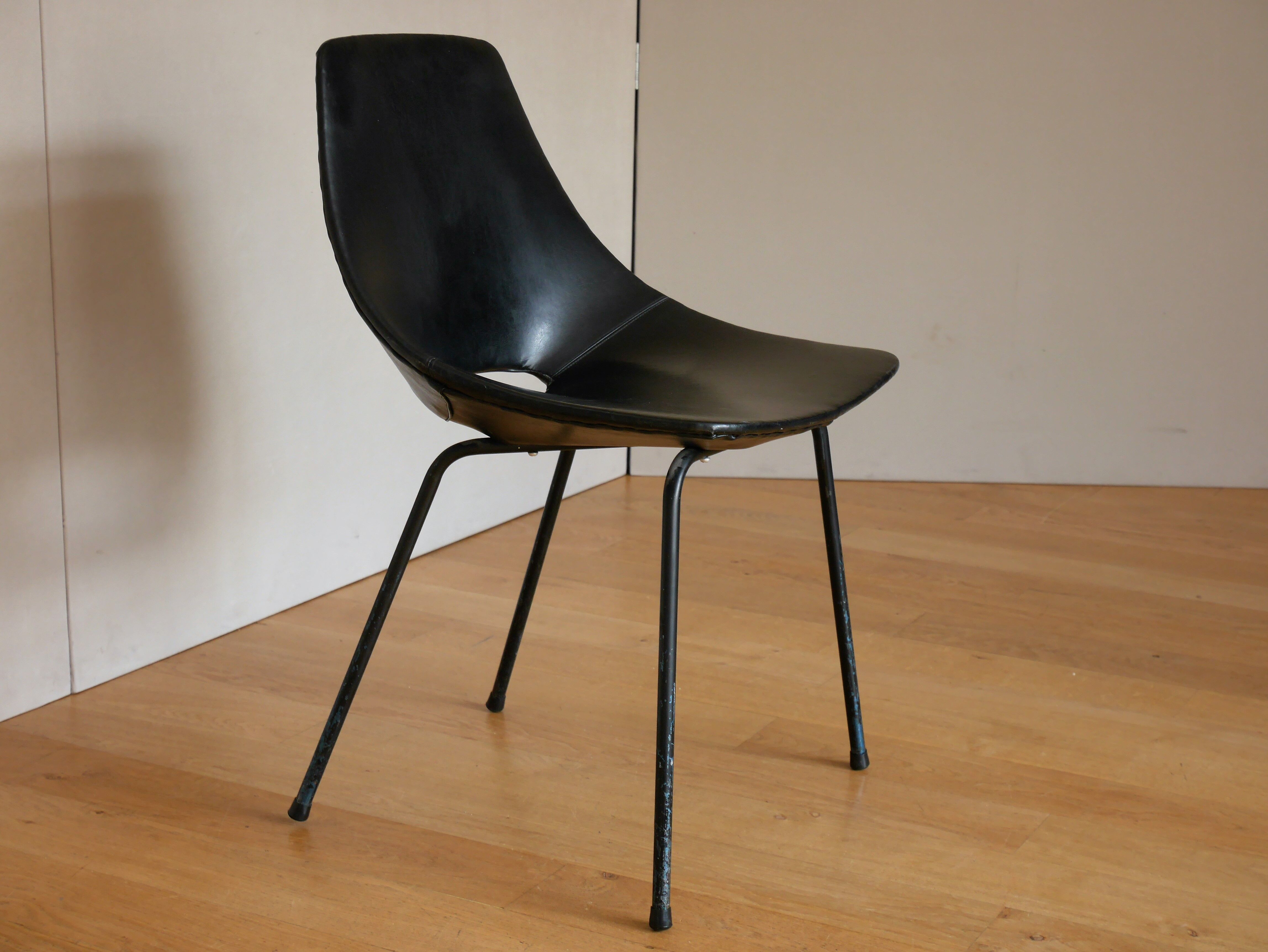 Pierre Guariche edition Steiner chair 1954