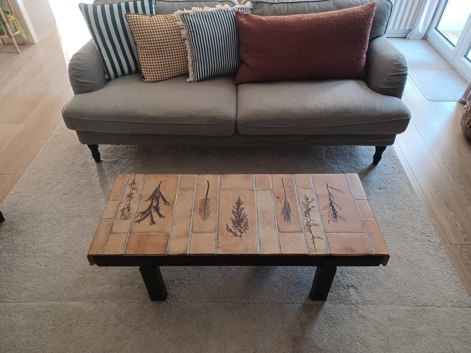 Vallauris herbarium coffee table by Roger Capron