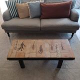 Vallauris herbarium coffee table by Roger Capron