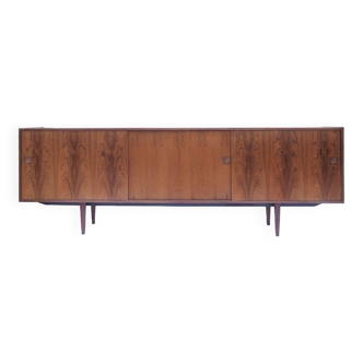 Long vintage Scandinavian sideboard Danish Rio rosewood