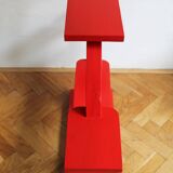 Red Modernist Flower Stand