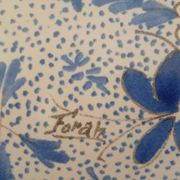 Dessous de plat signé Forah