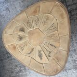 Vintage coffee table signed Barrois