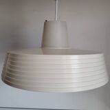 Rotaflex space age hanglamp, ufo vorm in deels geperst plastic, jaren 1960