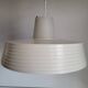 Rotaflex pendant lamp, space age, UFO-shaped, pressed plastic, 1960s.