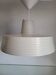Rotaflex pendant lamp, space age, UFO-shaped, pressed plastic, 1960s.