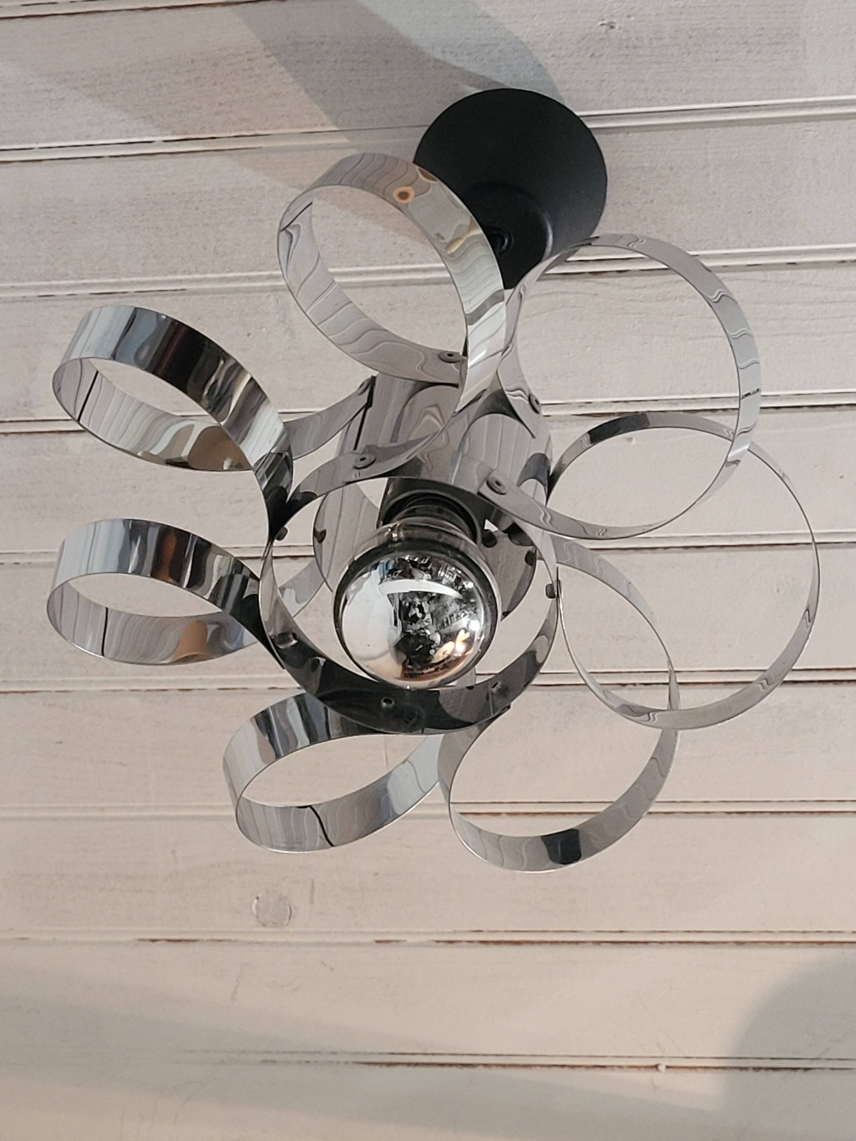 Vintage stainless steel pendant light Tappital Snc