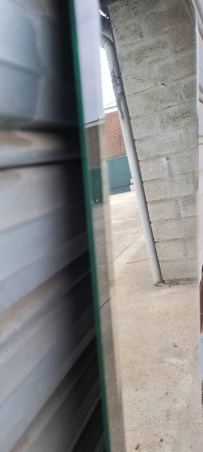 Art deco beveled mirror