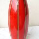 Vase céramique rouge