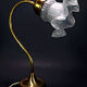 Art Nouveau swan neck table lamp