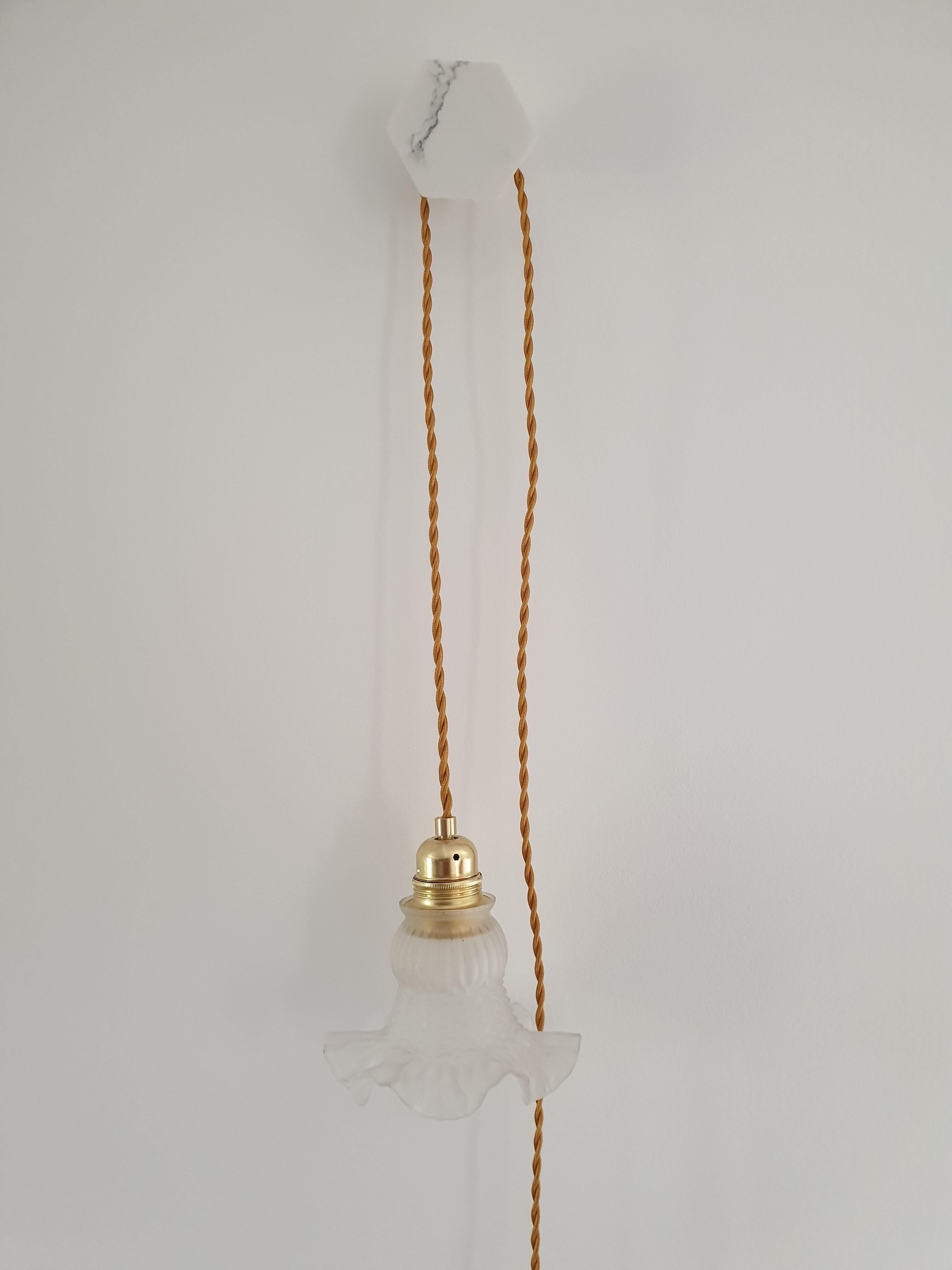 Baladeuse en verre poli