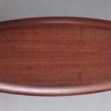 Teak veneer top