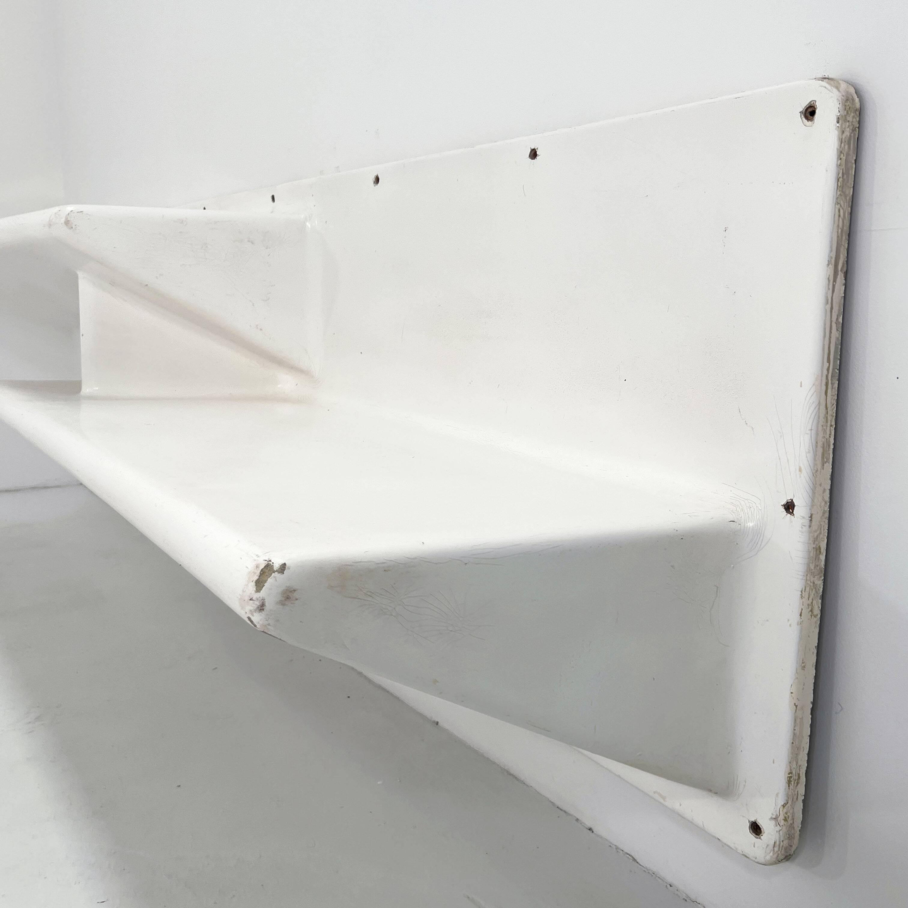 Space Age Wall Unit with Desk/Bench or Shelves, 1970s