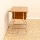 Bureau moderniste tchécoslovaque en chrome et bois, années 1950, Europe