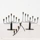 Set of 3 Mid-Century Candlesticks by Gunnar Ander for Ystad-Metall, 1910s