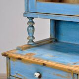 Armoire de cuisine en pin massif, années 1900