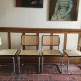 Pair of chairs Cesca B32 vintage designed by Marcel Breuer