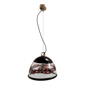 Suspension en verre de Murano par Angelo Barovier pour Barovier & Toso, Italie