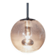 Midcentury Bubble Glass Globe Pendant by Glashütte Limburg, Germany, 1970s