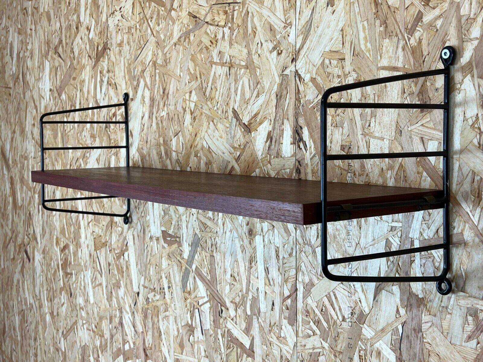 60s 70s teak string shelf module by Kajsa & Nils “Nisse” Strinning Sweden 60s