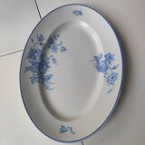 Plat ovale en terre de fer