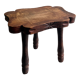 Wooden tripod stool