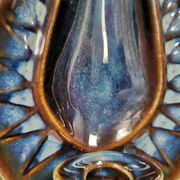Søholm wall candlestick made of ceramic and in blue colors/shades 1960s
