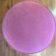 Pouf en velours rose