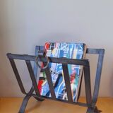 Brutalist magazine rack, 1950.
