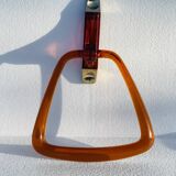 Ensemble de 4 accessoires de salle de bain Burnt Orange 1970s