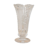 Bohemian crystal vase