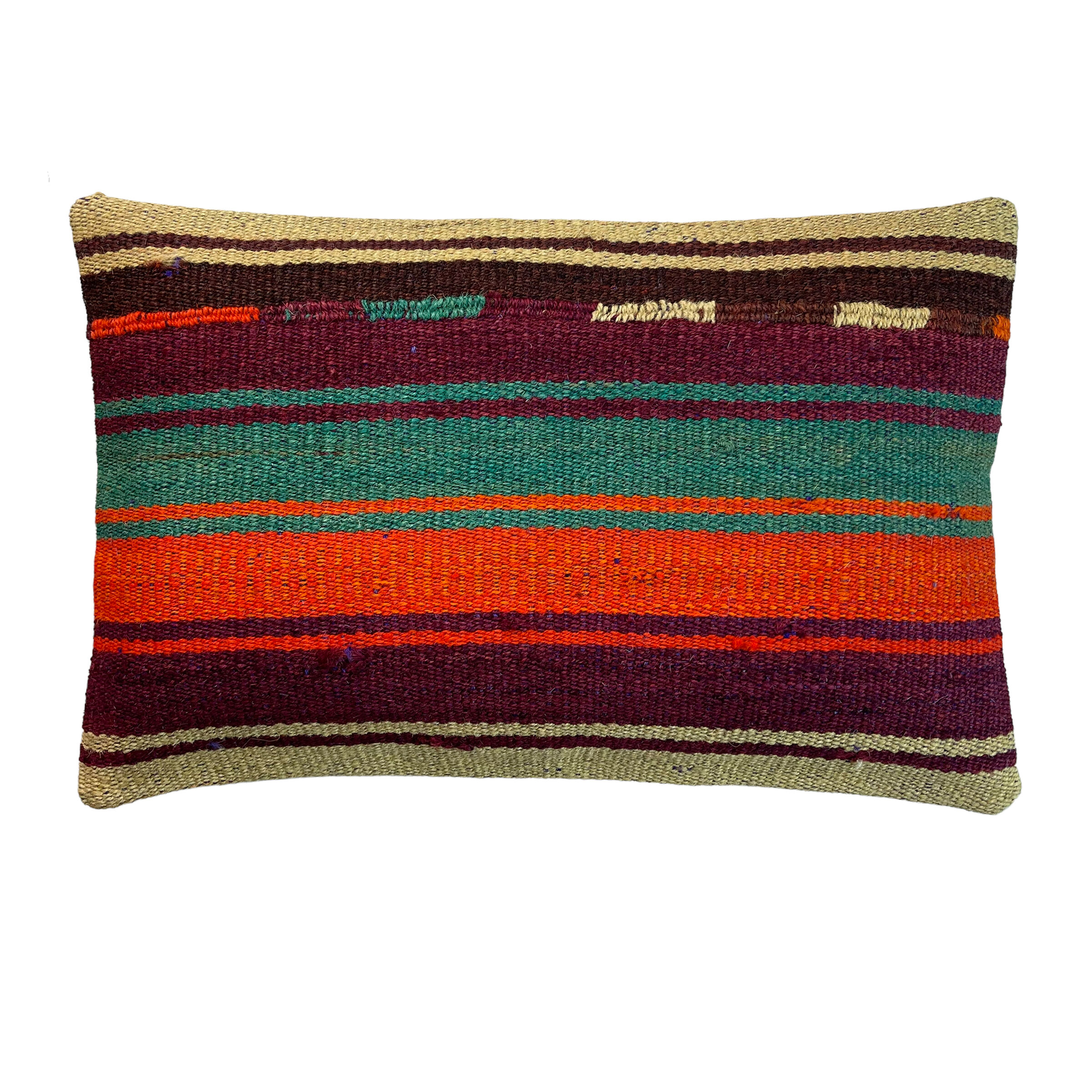 Vintage turkish handmade cushion cover , 30 x 50 cm