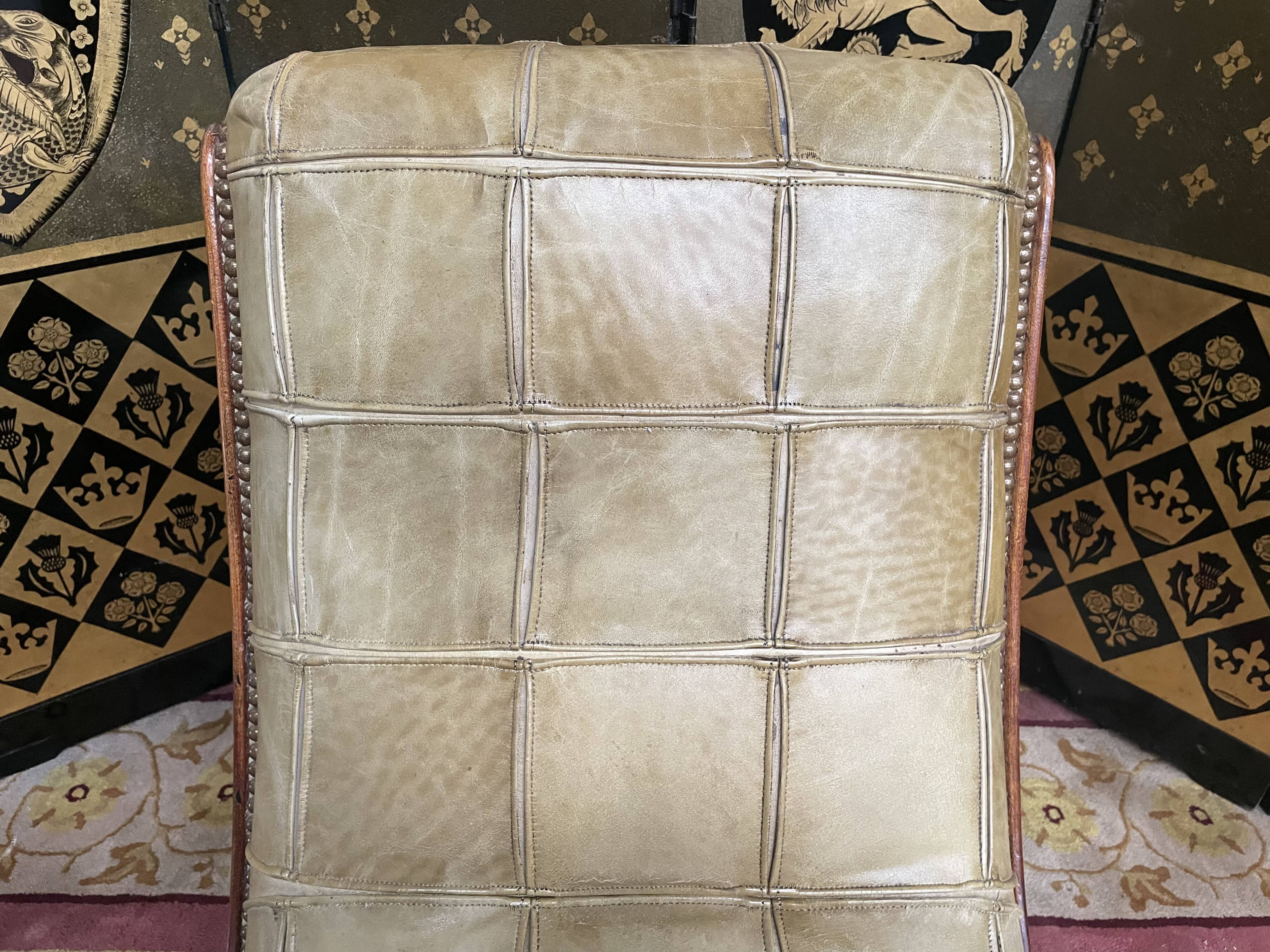 Armchair - Chesterfield leather driver